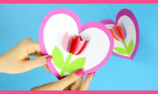 女神节贺卡制作教程 女神节贺卡制作教程